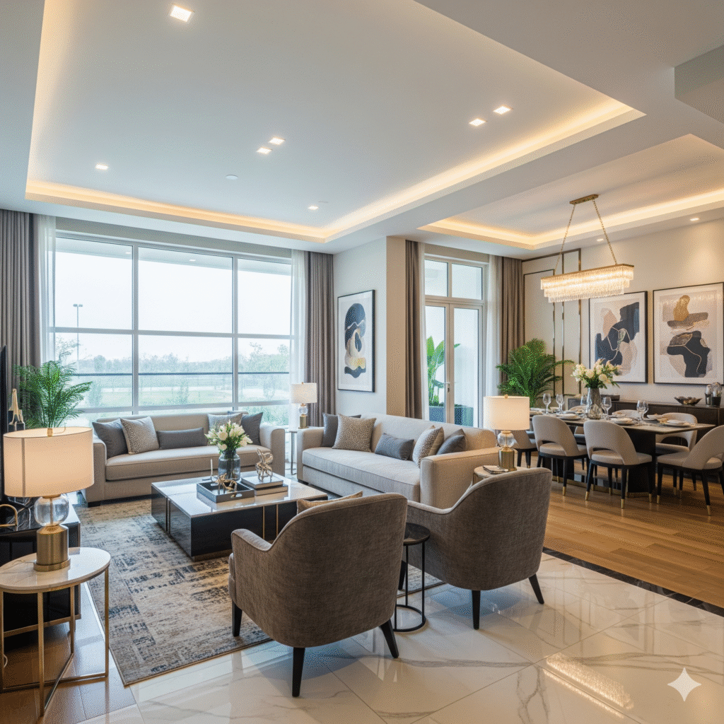 uncity Monarch Residences: The Crown of Luxury
​Experience the pinnacle of high-rise living at Suncity Monarch Residences, Sector 78. Sprawled over 16 acres, these luxury 3 & 4 BHK apartments offer breathtaking Aravalli views and a massive 1.75 lakh sq. ft. clubhouse. With 70% open greens and seamless NH-8 connectivity, discover an exclusive lifestyle defined by elegance.
​Key Highlights for Your Website:
​Prime Location: Strategically located near SPR and the upcoming Global City.
​Ultra-Luxury Amenities: Infinity pool, 4-acre sports complex, and 5-tier security.
​Spacious Design: Premium residences ranging from 2350 to 3150 sq. ft.